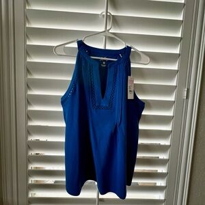 Lilly Pulitzer Royal Blue Sleeveless Blouse
